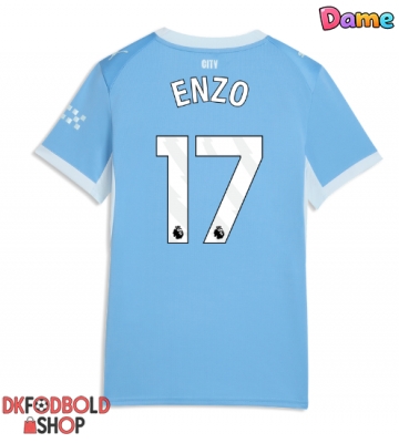 Manchester City Enzo Fernandez #17 Hjemmebanetrøje Dame 2026-27 Kort ærmer